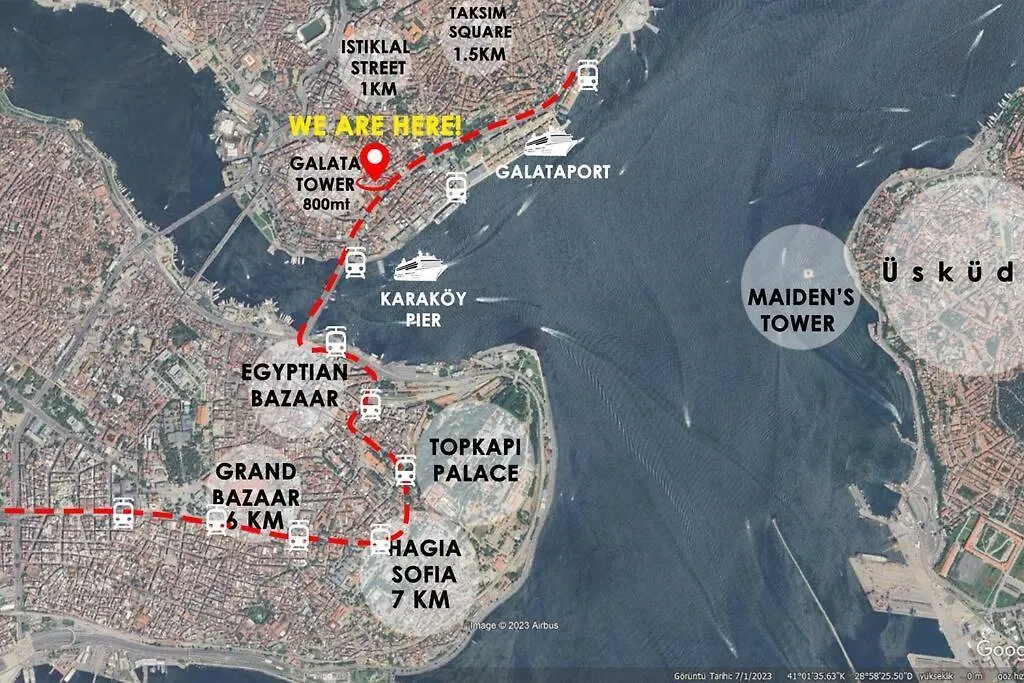 Central Location With 2 Bedrooms Κωνσταντινούπολη 0*,
